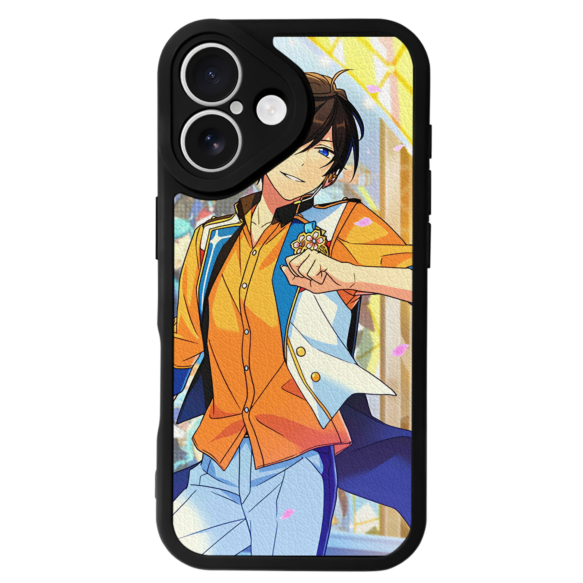 （画像用） あんさんぶるスターズ! Ensemble Stars 【iPhone 16シリーズ対応】シリコンスマホケース（レザー調） 材質：シリコン